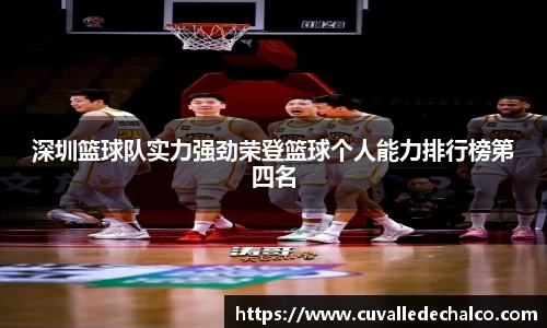 深圳篮球队实力强劲荣登篮球个人能力排行榜第四名
